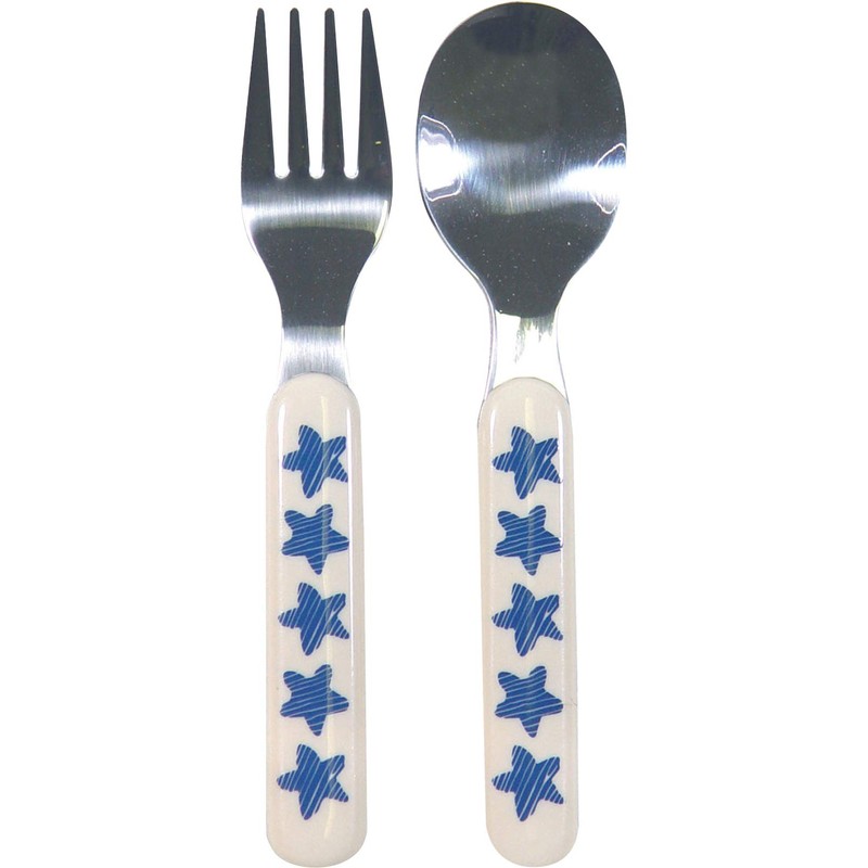 Bunnykins TTAT/B08D Spoon and Fork, Shining Stars Design
