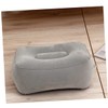 COHEALI 2pcs Inflatable Foot Rest Pillow Flocking Pvc Foot Massage