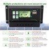 Solar Charge Controller 20A 2 USB Output PWM Control 3