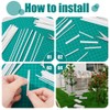 BENECREAT 60Pcs 3 Styles Abs Styrene Plastic L-Shaped Right Angle