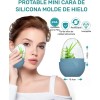 Rodillo Silicón Hielo Para Masaje Facial Reutilizable