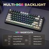 YUNZII YUNZII B75 Mechanical Keyboard,75% Layout with Knob,Hot Swappable RGB