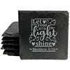 Faith and Hope: Laser Etched Let Your Light Shine: Scripture