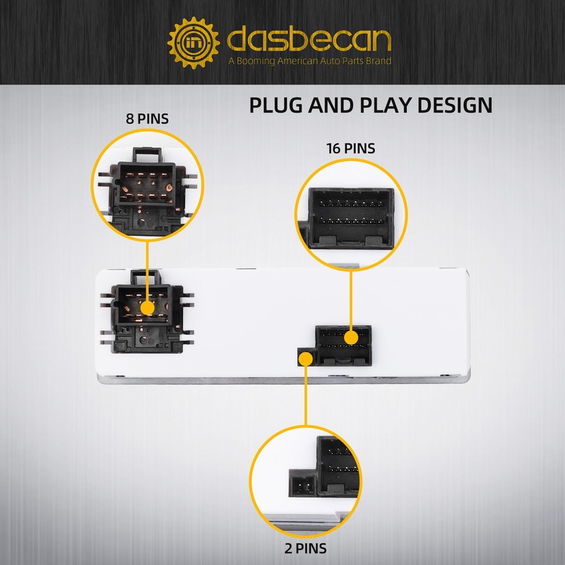 Dasbecan Q21-6012 Trucks HVAC Heater Climate Control Module Panel A/C