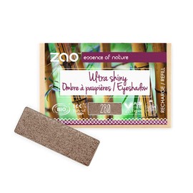 Zao Refill Rectangle Eye Shadow 280 Satin Cocoa