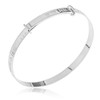 Ornami Sterling Silver Expander Bangle with Message