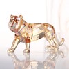 DOJOZ Crystal Tiger Figurine Animals Craft Home Decor Ornaments Collectible