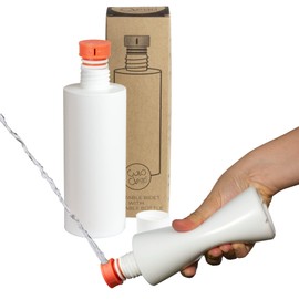 CuloClean Portable Bidet for Toilet or Travel. Peri Bottle for Men and Women. Handheld Spray. Bath Essentials (Coral)
