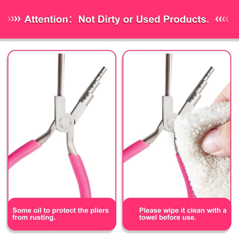 LEONTOOL Ironing Making Pliers with 3 Steps Wire Loop Pliers