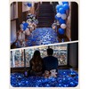 Amagic 1000 Pieces Blue Artificial Rose Petals with 12 Blue