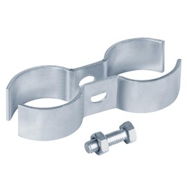 20 Sets Saddle Clamps Chain Link Fence Panel Kennel Clamps, Fits 1-3/8" OD Chain Link Fence Pipe Panel Frames