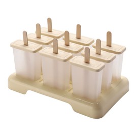 STOBOK 1 Set Popsicle Molds Set Ice Pop Molds Reusable Popsicle Holders with Wood Sticks Homemade Popsicle Maker