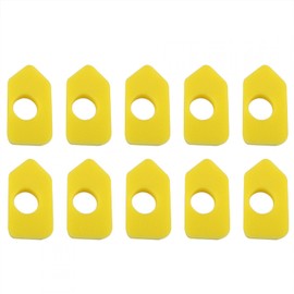 986434 Foam Air Filter Element Replacement, Pack of 10 Yellow Lawn Mower Motor Engines Air Filter Replacement for Briggs & Stratton