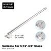 Shower Door Glass Support Bar,27.6'' to 47.2'' Shower Screen Support