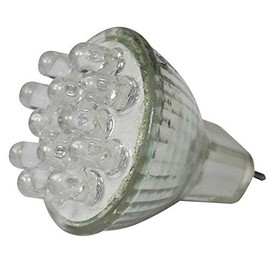 Alpine RBSLED12WW MR11 12-LED 12V AC FTD Medium Warm White Flood GU4 GZ4 Bi-Pin Base