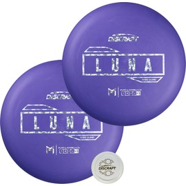 Discraft Hard Luna 2-Pack | Matching Purple Putters - Varied Foils - 173-174g