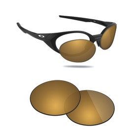 Fiskr Polarized Lenses Replacement Compatible with Oakley Eye Jacket Redux OO9438 Sunglasses, Impact Resistant & Perfect Fit - Metallic Bronze