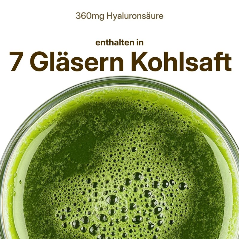 Hyaluronsäure Kapseln - 400mg pro Kapsel - 56 vegan Kapseln