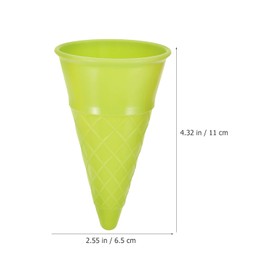 PATKAW Children's Sandpit Mould 5 Pieces Ice Cream Sand Toy Sand Ice Cone with Sand Shovel Toy Children Sandbox Toy for Children (Random Sand) Sand Moulds Ice Cone
