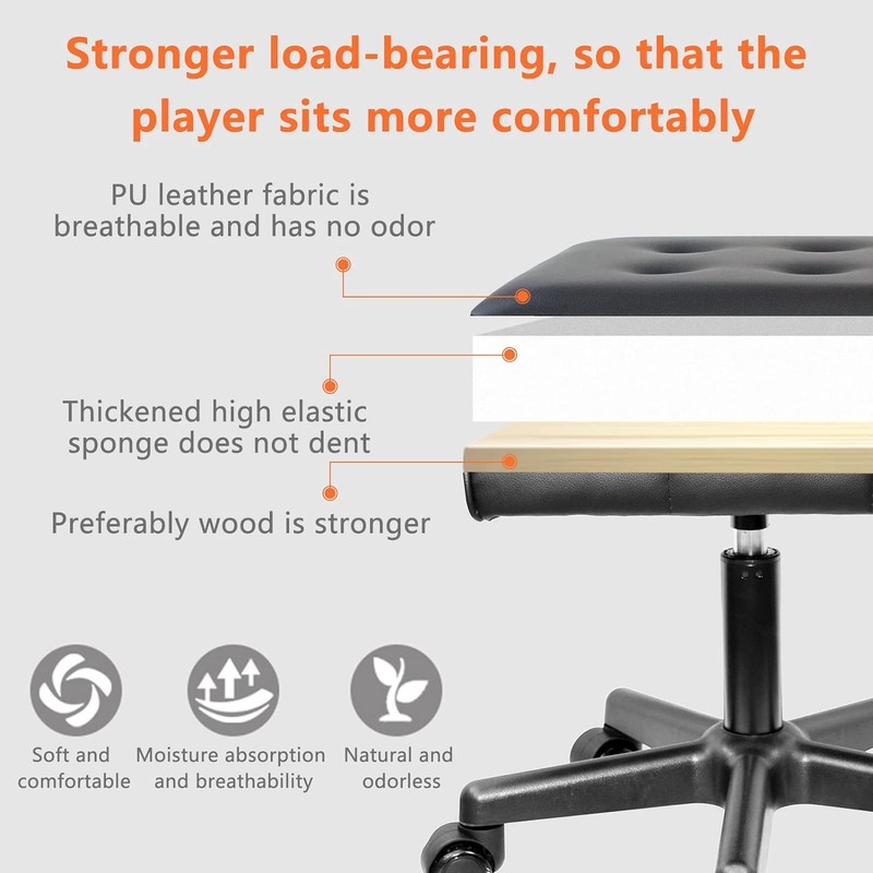 Footrest Under Desk Leg Rest Ottoman Adjustable Height Foot Stool