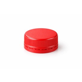 Pack of 15 Red Bottle Caps 38 mm (1.5 in) Tamper-Evident Screw-On Caps for PET and HDPE Bottles