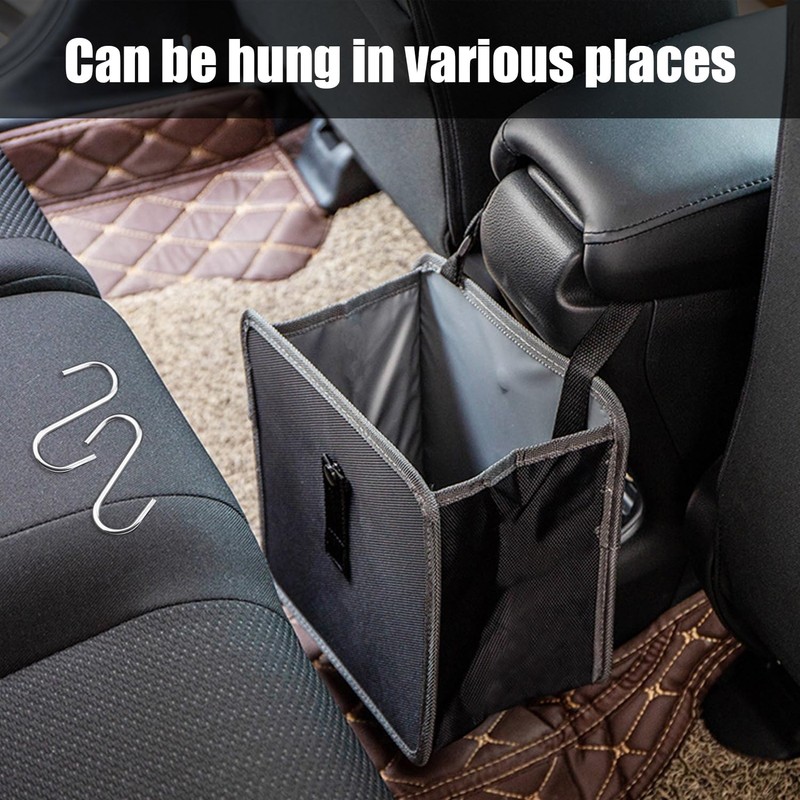 MEMOFYND 1 x Foldable Car Trash Bin, Car Organiser, Car