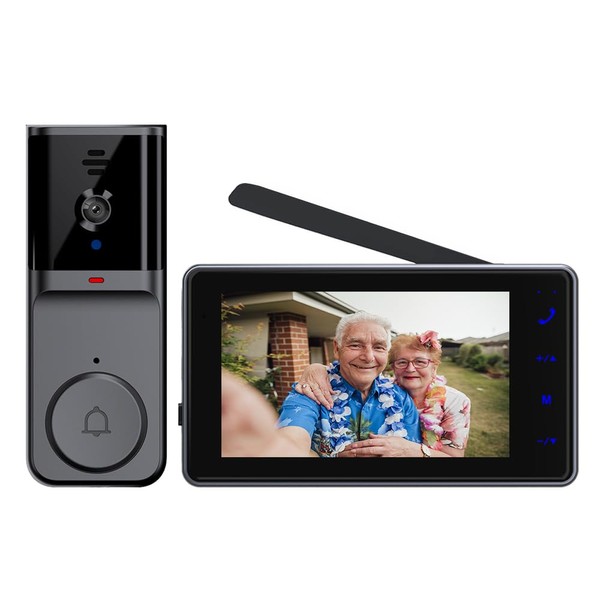 Wireless Video Doorbell with Camera 100 m Connection 4.3 Inch