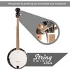 String Swing CC01B-BW Banjo Hanger Wooden Wall Holder Black Walnut