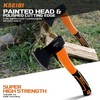 KSEIBI Wood Axe, Small Outdoor Camp Hatchet for Splitting and