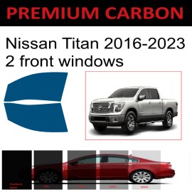TintPro Premium Nano Carbon Window Tint fits Nissan Titan  2016-2023 Precut Tint 2F