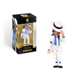 MINIX Collectible Bandai - Michael Jackson Collectible Figure, 12 cm, Collectibles for Exhibition, Gift Idea, Toy for Kids and Adults, Music Fans (MN16228)