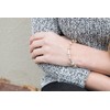 Golf Goddess Stroke/Score Counter Bracelet - Two Tone Silver and