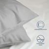 Dreamzie Pillowcase, 40 x 80 cm, Grey, Set of 2,