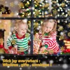 Urmylve 1000 Christmas Stickers for Cards, 2 Snowflake Stickers Roll
