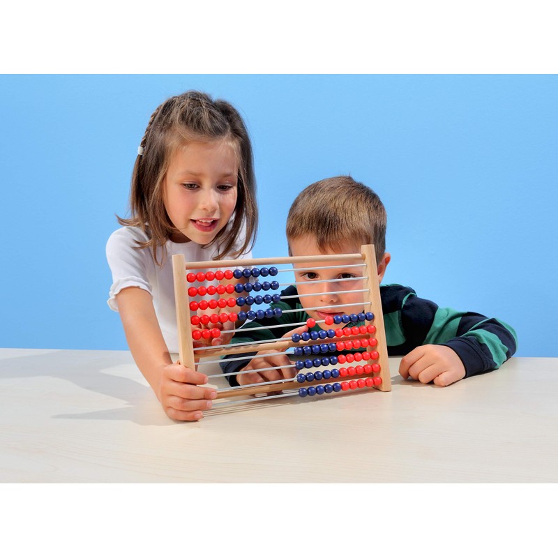 Vinco Vinco85145 Individual Counting Frame, White/Red, Multi-Color