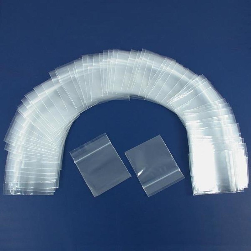 Resealable Reclosable Clear Zipline Plastic Bags 2 mil 2"x2" &