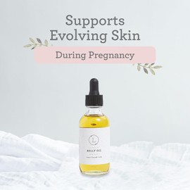 Lizush Aceite Para El Vientre - 56 G. Tratamiento Para Estrías Y Aceite Corporal. Imprescindible Para El Embarazo: Protege E Hidrata La Piel. Elaborado Con Un 85% De Ingredientes Orgánicos. Hecho A