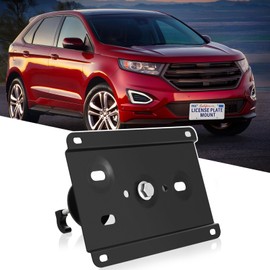 JIAHCN New Front Grille No Drill License Plate Mount Bracket Holder Compatible with Ford Edge 2nd gen 2015-2024ST, Escape 4th gen 2020-2024, Expedition 4th gen 2018-2024, Explorer 6th gen 2020-2025