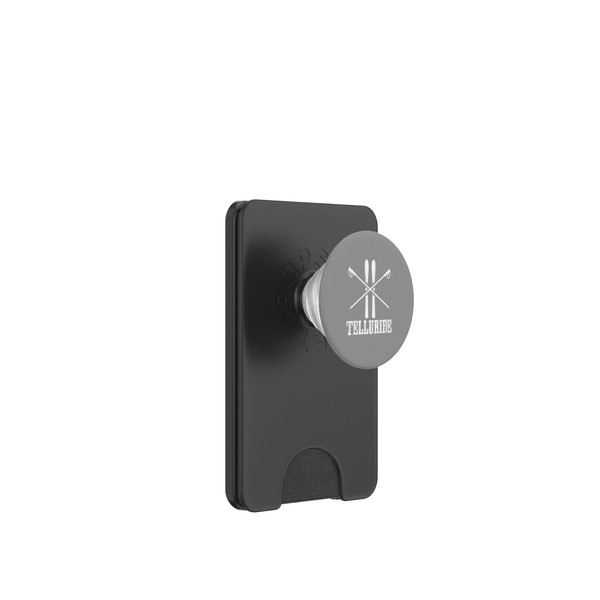Telluride Colorado Ski Skier Skiing Poles Down Hill Alpine PopSockets