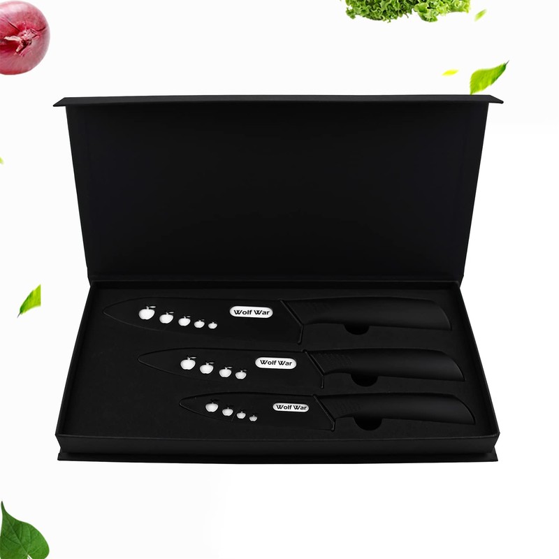 Kitchen Ceramic Knife Set Professional Knife With Sheaths, Super Sharp