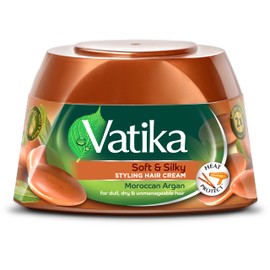 Styling Hair Cream Soft & Silky Vatika Soft & Silky Argan Oil SARTAJ Saltage