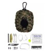 Shooters Gate Pocket Sized Survival Grenade Paracord Key-chain Set -