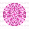 Deco Mandala Stencil - Easy-to-Use for Relaxing and Therapeutic Artwork,