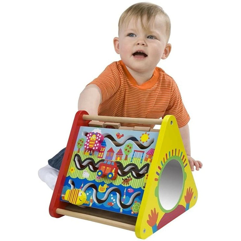 Alex Jr. ALE1993 Busy Tot Wooden Activity Triangle- NEW