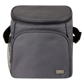 Polar Gear Berne 6.5L Cooler Bag-Insulated, Antibacterial, Eco-Friendly-Keep Your Lunch Fresh and Healthy On The Go-Graphite, Polyester, 6.5 liters