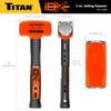 Titan iDX 63614 4lb Indestructible Drilling Hammer/Sledge Hammer, 12-Inch Handle