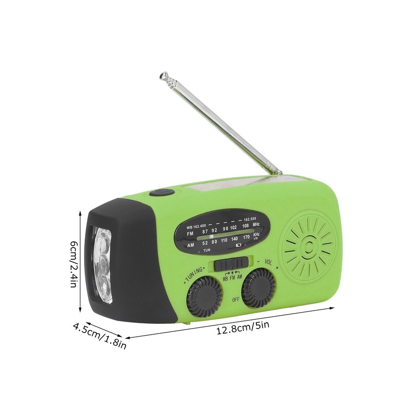 Hand Crank Solar Radio Multifunctional Emergency Radio LED Radio with