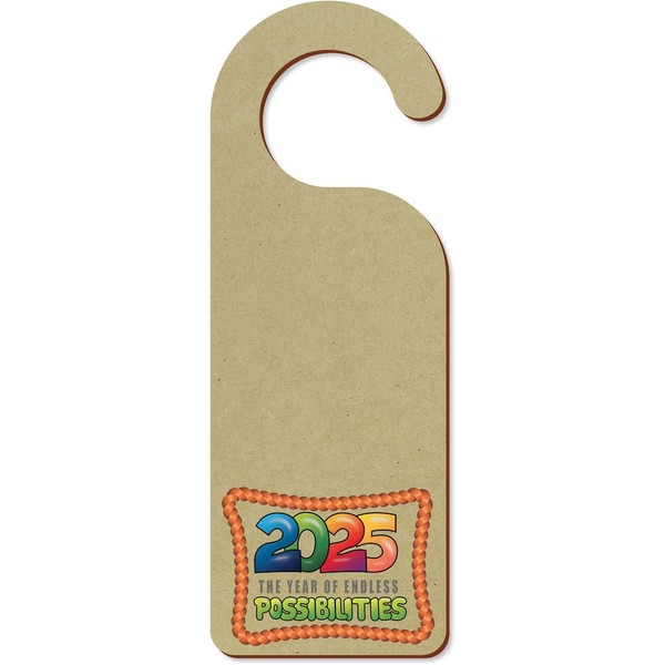 'The Bright Horizons of 2025' 200mm x 72mm Door Hanger/Sign