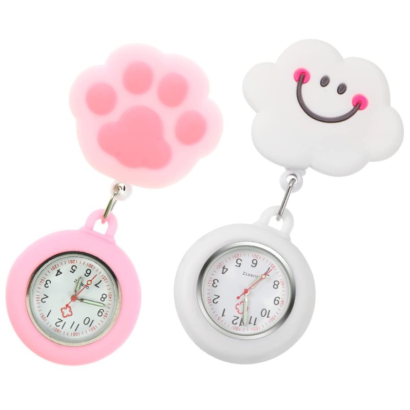 Gatuida 2sets Adorable Digital Nurse Watch Fob Ideal for Nurses