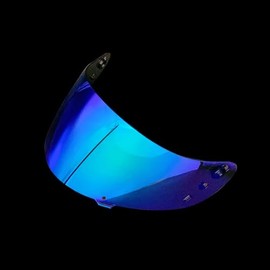 ICON IC04 Airframe Pro Airmada Airform Motorcycle Helmet Shield Uv Protection Motorcycle Visor Lens Helmets Accessories (Green-Blue)